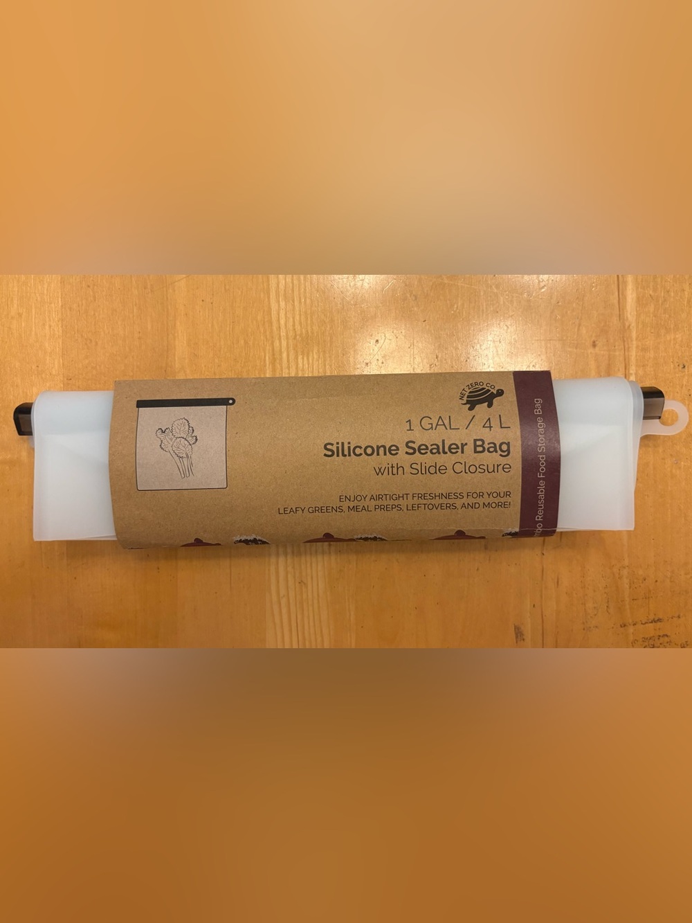 1 Gal Silicone Sealer Bag with Slide Closure